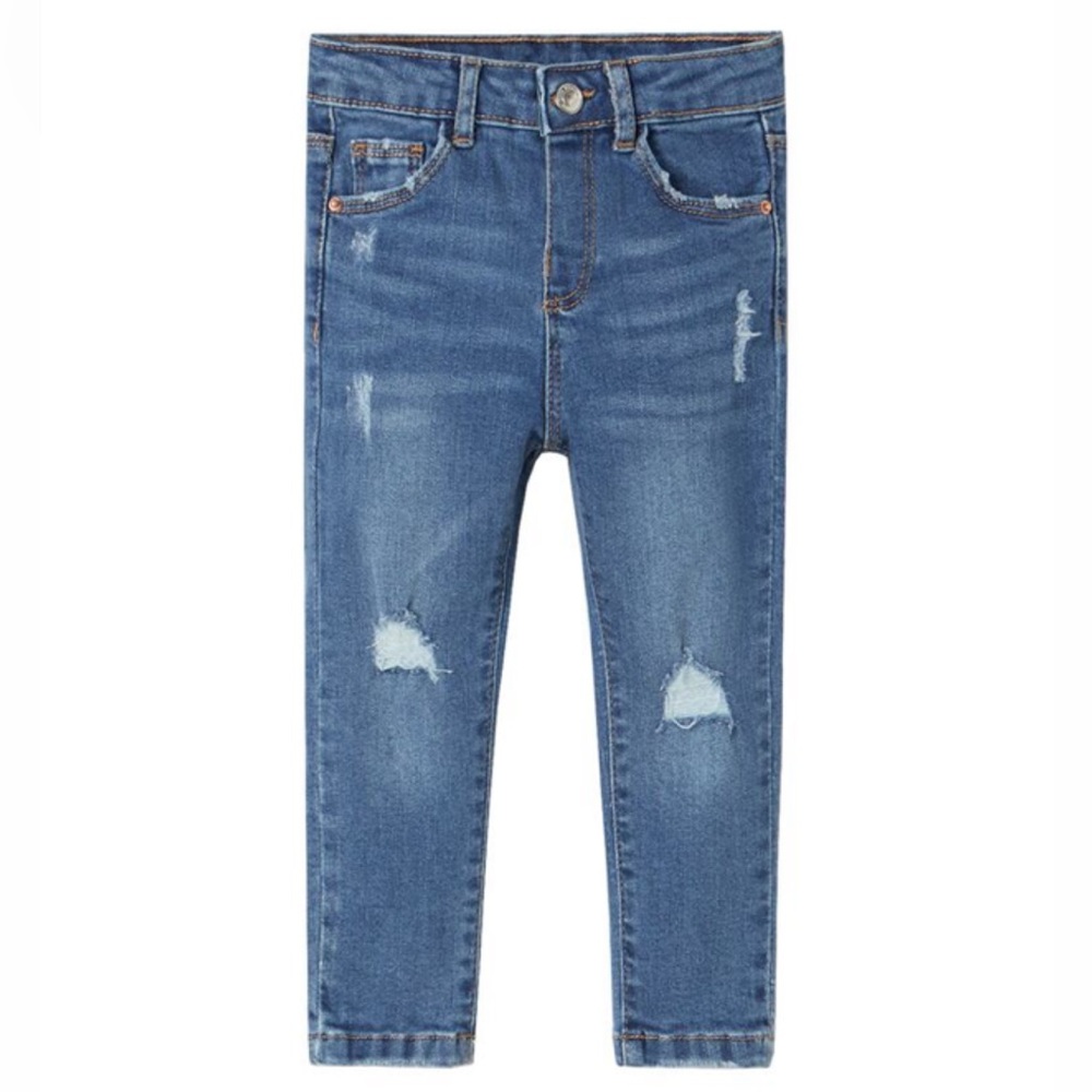 Zara distressed slim fit jeans